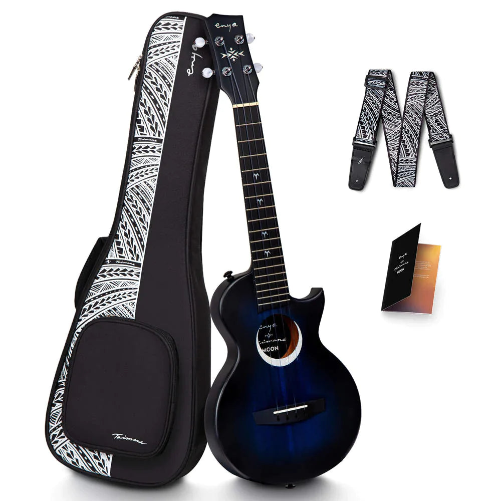 Enya Moon - Taimane Signature Blue Tenor Ukulele