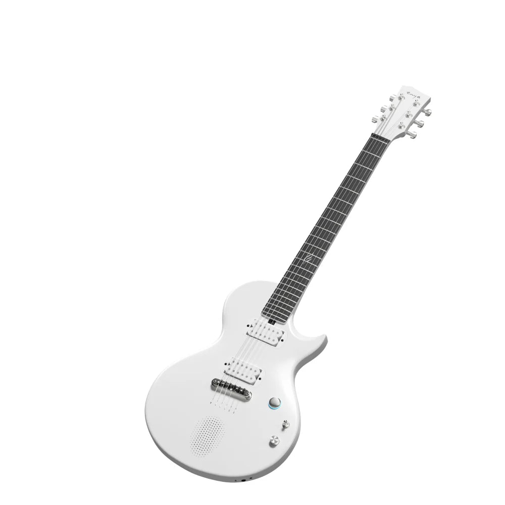 Enya Nova Go Sonic, White Electric Guitar