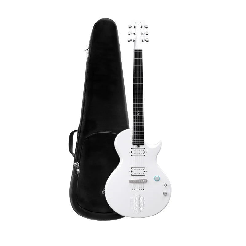 Enya Nova Go Sonic, White Electric Guitar