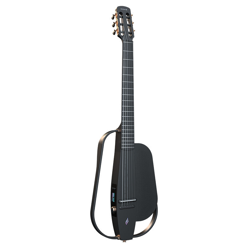 Enya NexG2N Smart Electric, Classical Guitar in Black
