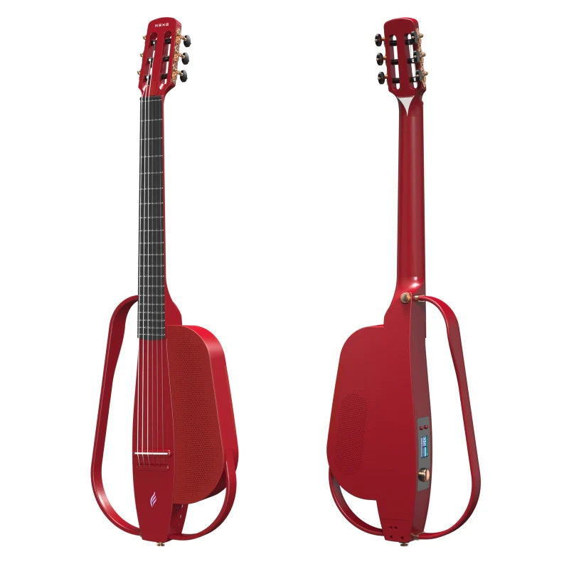 Enya NexG2N Smart Electric, Classical Guitar in Red
