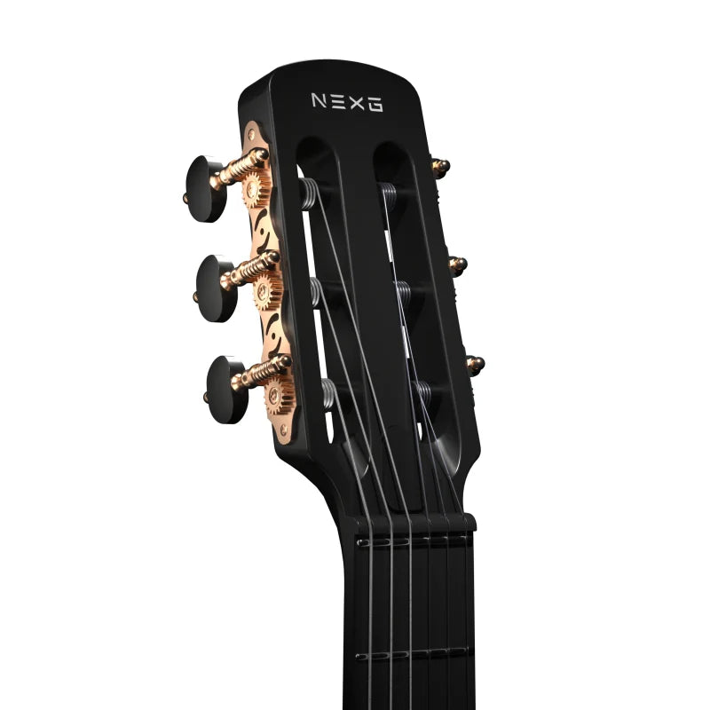 Enya NexG2N Smart Electric, Classical Guitar in Black