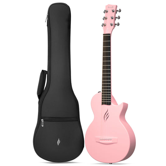 Enya Nova Go Mini Pink Acoustic Guitar