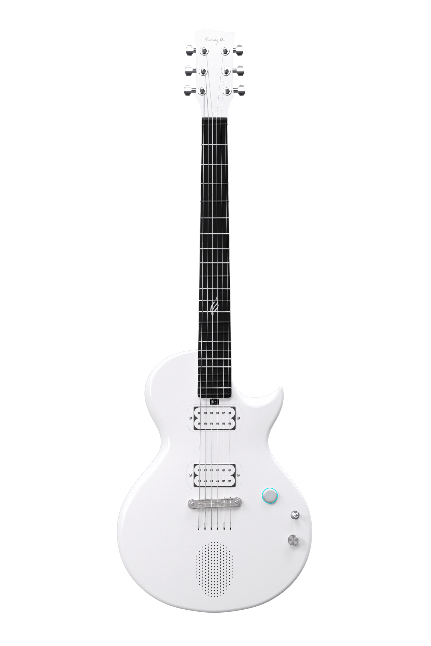 Enya Nova Go Sonic, White Electric Guitar