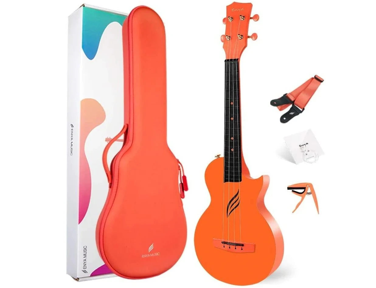 Enya Nova U Orange, Carbon Fibre, Concert Ukulele