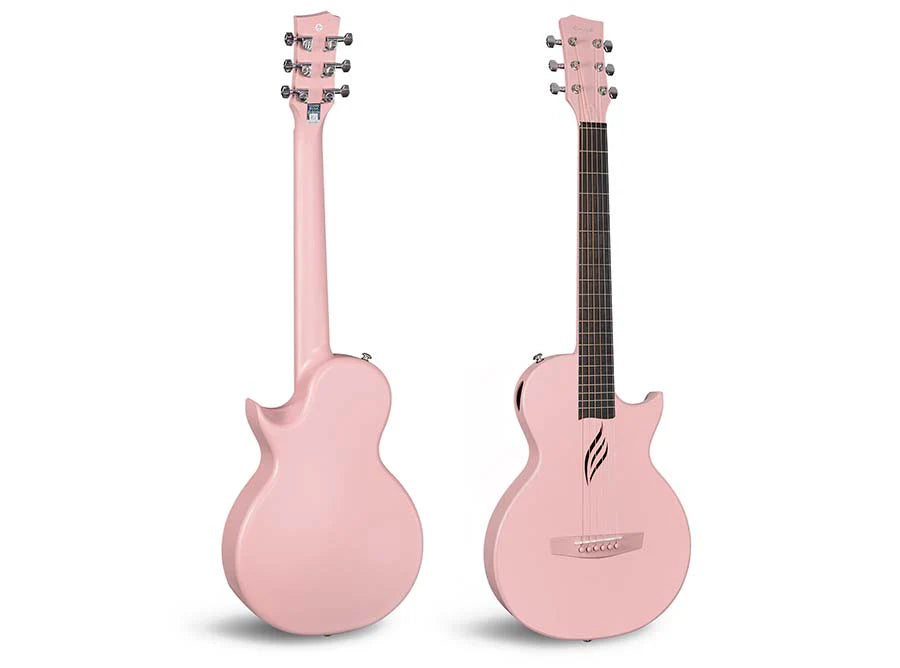 Enya Nova Go Carbon Fibre Guitar in Pink