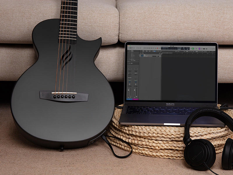 Enya Nova Go SP1 Carbon Fibre Electro-Acoustic Guitar in Black